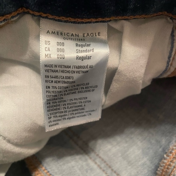 American Eagle Next Level Patched High-Waisted Jegging Size000 Regular - Picture 4 of 5